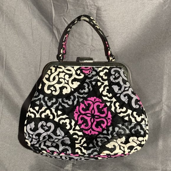 2 Vera Bradley Canterberry Bags. Tote with Change Purse Attachment + Mini Purse - Picture 8 of 12